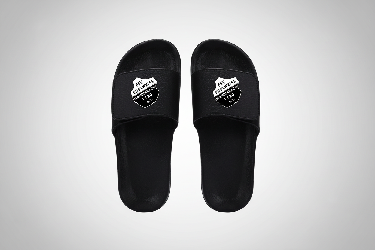 FSV Manderbach Badelatschen - Unisex Badeschuhe mit Vereinslogo