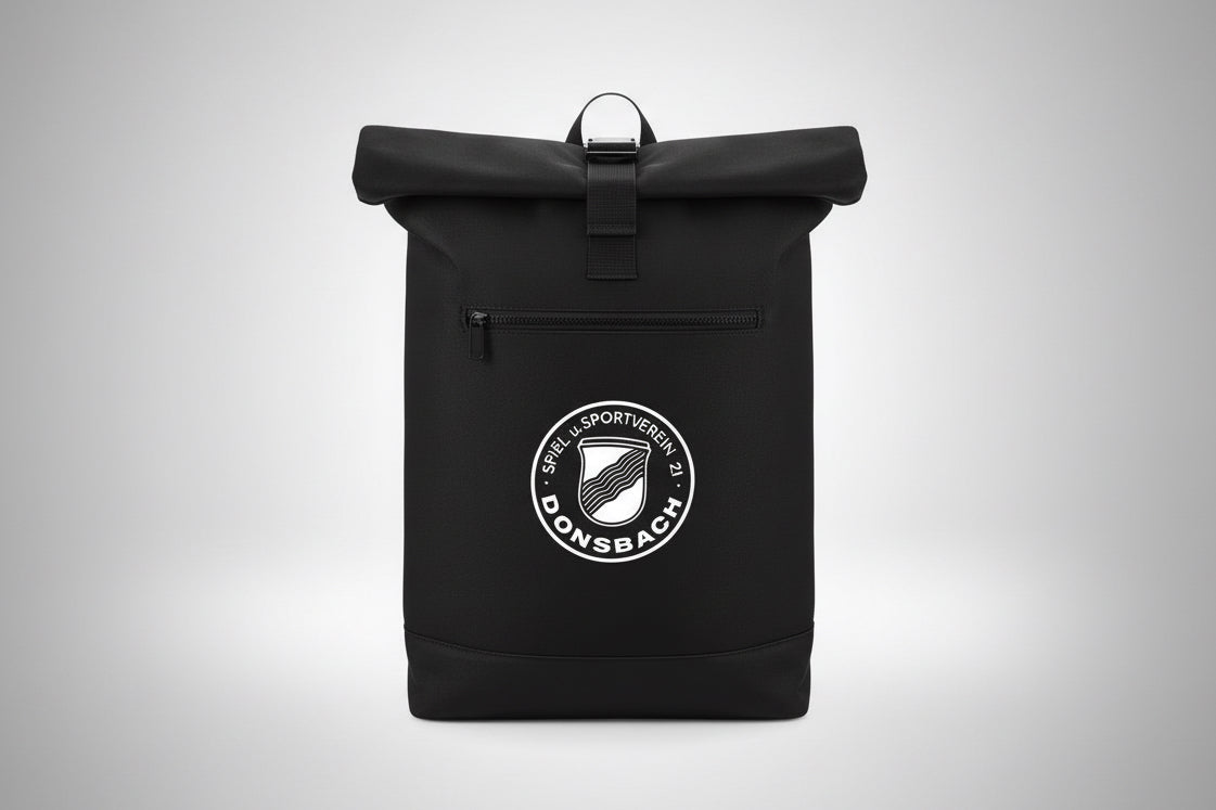 SSV Donsbach Roll-Top Rucksack "Wappen" - 20L Laptop-Rucksack