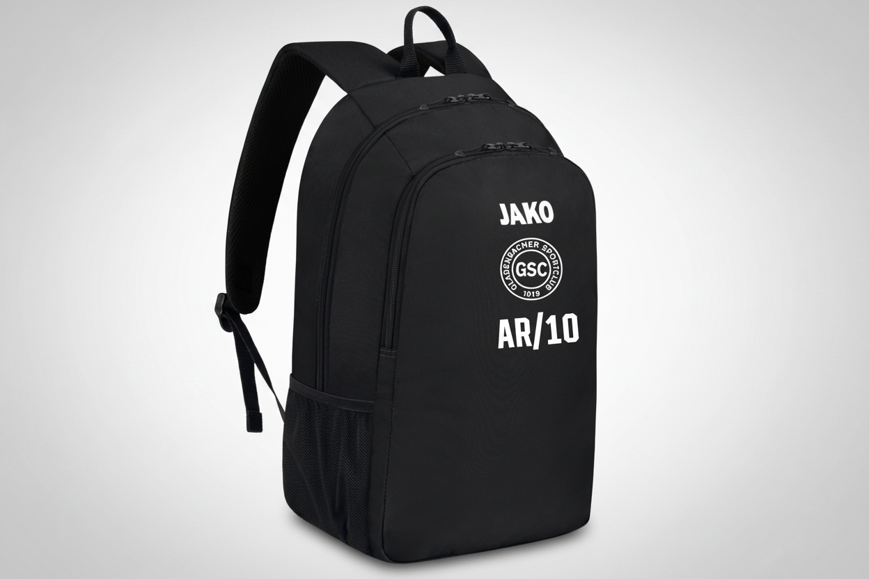 Jugend SC Gladenbach Rucksack (Modell 3) - Sportrucksack mit Seitentasche