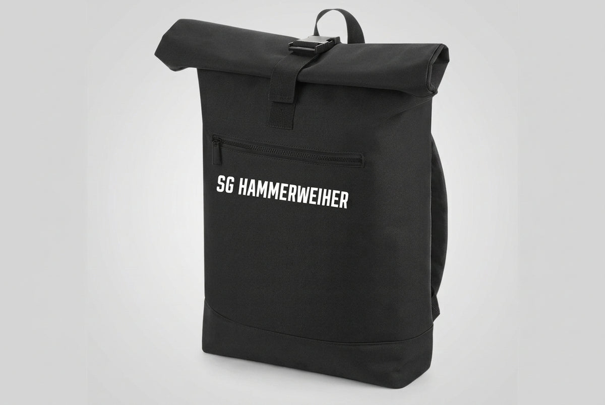 SG Hammerweiher Roll-Top Rucksack "Wappen" - 20L Laptop-Rucksack