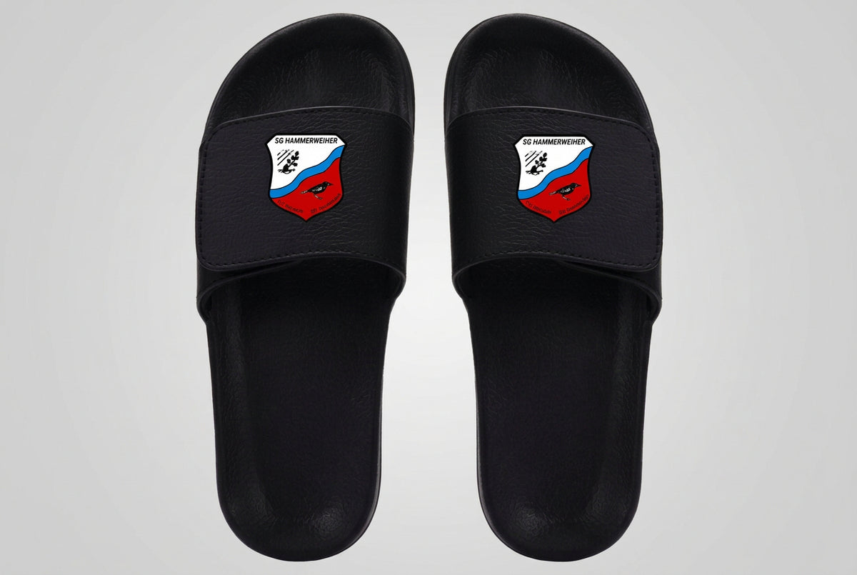 SG Hammerweiher Badelatschen - Unisex Badeschuhe mit Vereinslogo