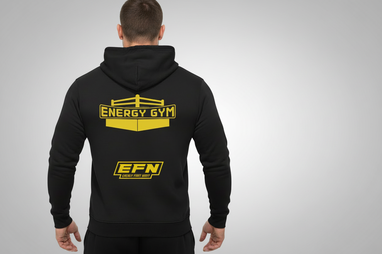 Energy Gym Zip Hoodie - Unisex Kapuzenjacke