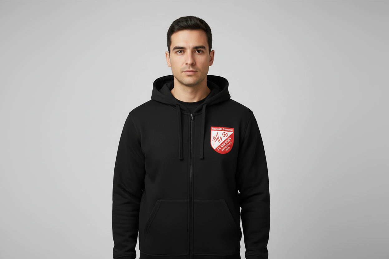 FC Intertürk Neustadt Fan-Zip-Hoodie "Wappen" - Unisex für Erwachsene & Kinder